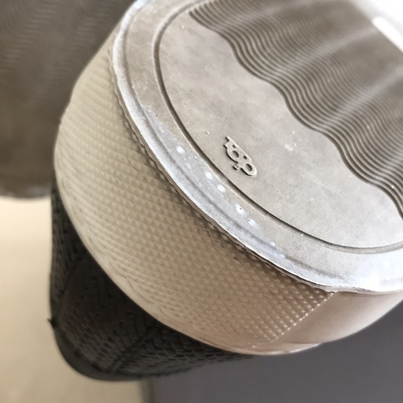 Aquatalia Sz 11 slip on sneakers woven black leather Weatherproof Made in Italy - Picture 7 of 10